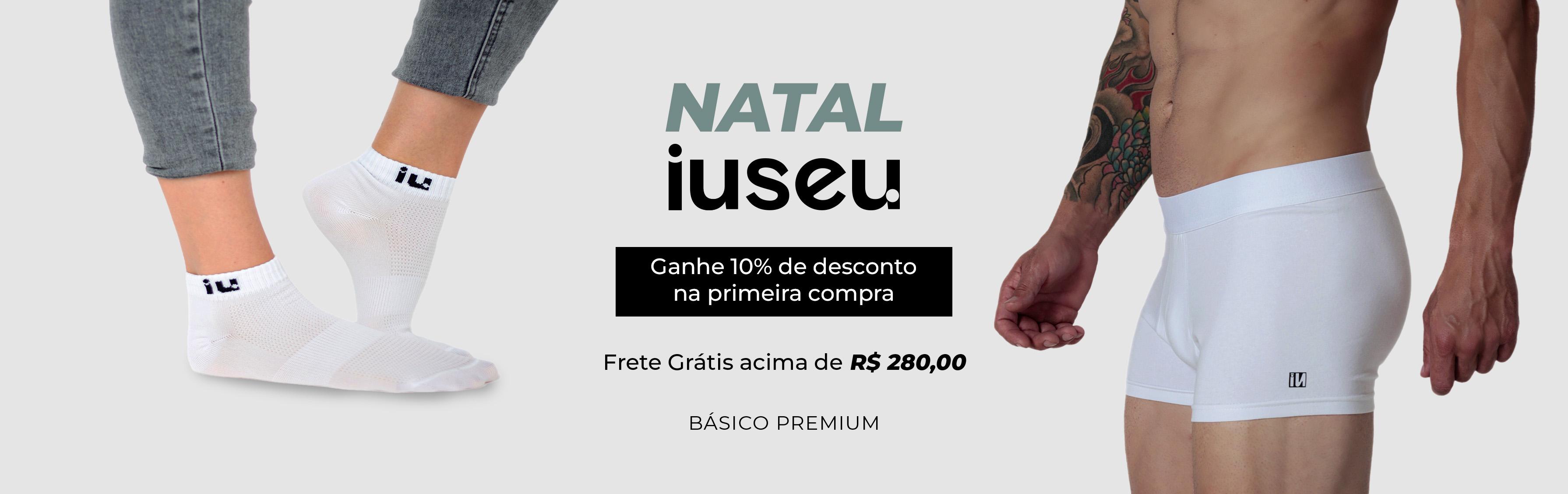 Natal Iuseu cueca meia