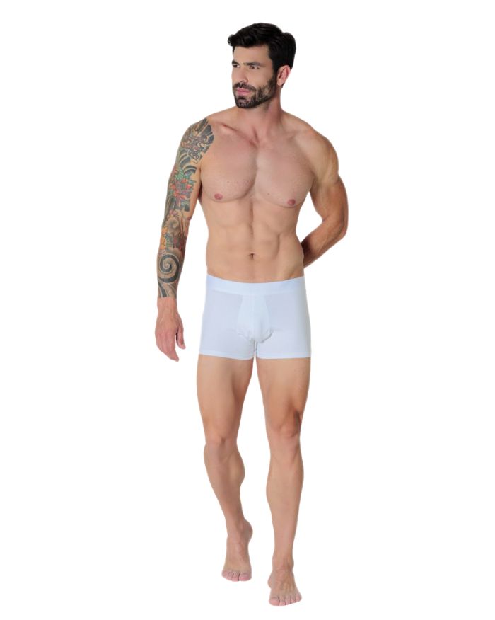 Cueca Pima adulto iuseu branco-M