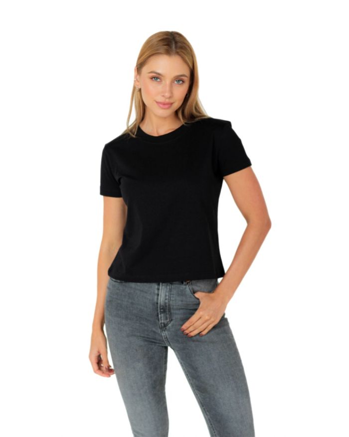 Camiseta Pima iuseu feminina preta