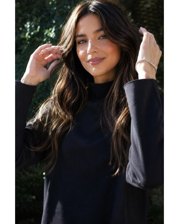 Blusa gola alta iuseu feminina